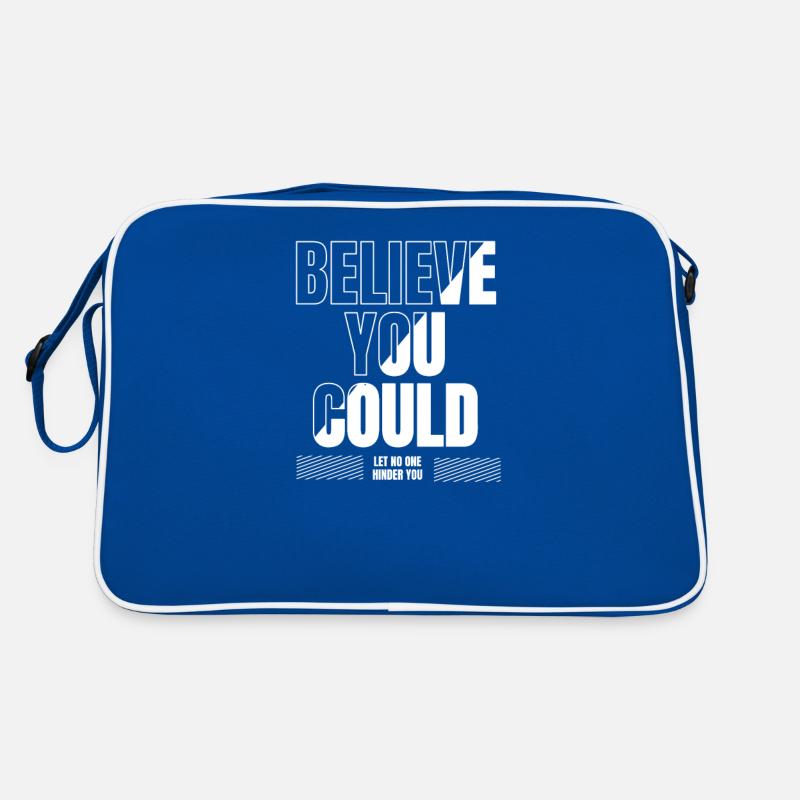 Believe you can do it Retro Bag