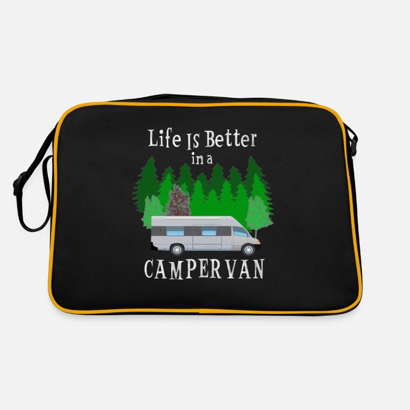 Campervan Van Campingbus Vanlifer Cadeau Sac Retro