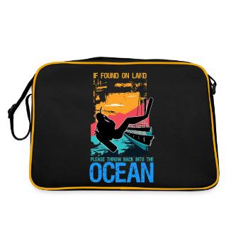 Plongée plongée en disant cadeau - Sac Retro - noir/or - Dos