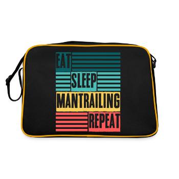 Mantrailing Mantrailer Dog Sport disant - Sac Retro - noir/or - Dos