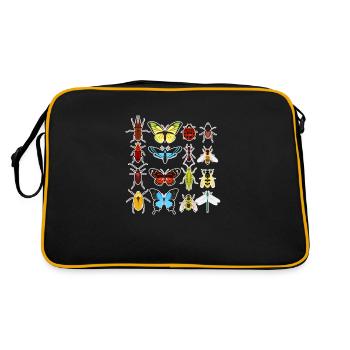 insectes - Sac Retro - noir/or - Dos