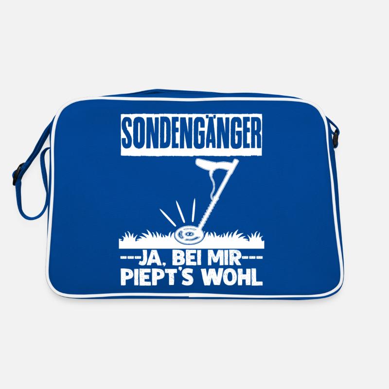 Sondeln piepen- lustiger Spruch Retro Tasche