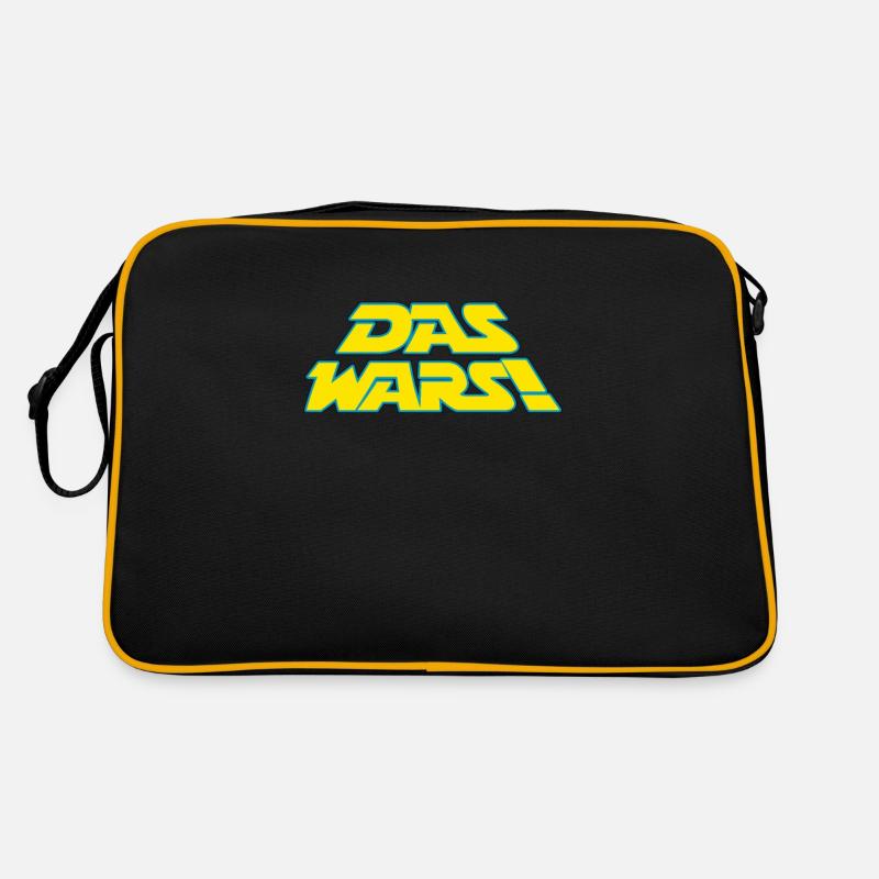 DAS WARS - Retro Tasche - Schwarz/Gold