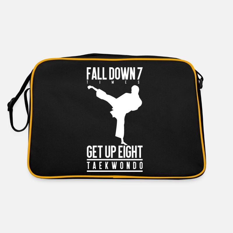Taekwondo Tae kwon do Kampfkunst Geschenk Sport Retro Tasche