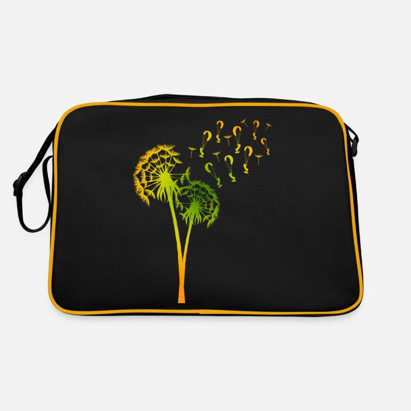 Pissenlit de kitesurf avec graphique de cerf-volant Sac Retro
