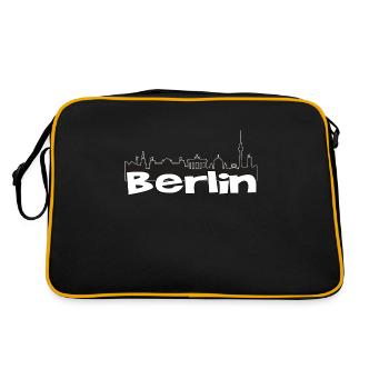 Skyline Berlin - Sac Retro - noir/or - Dos