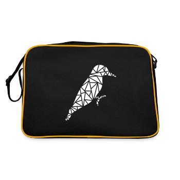 Pivert - Sac Retro - noir/or - Dos