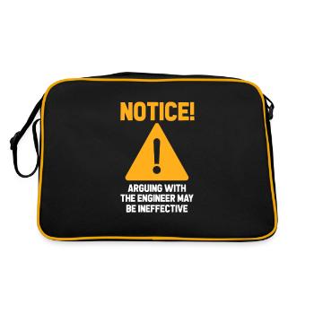 engineer - Retro Bag - black/gold - Back