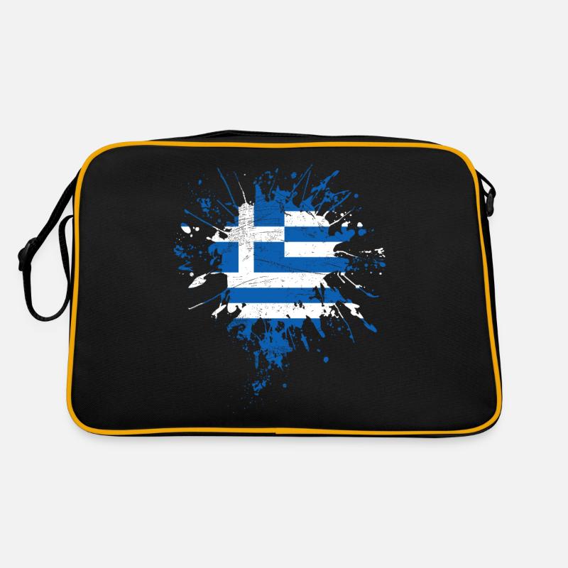 Grèce Drapeau Sac Retro
