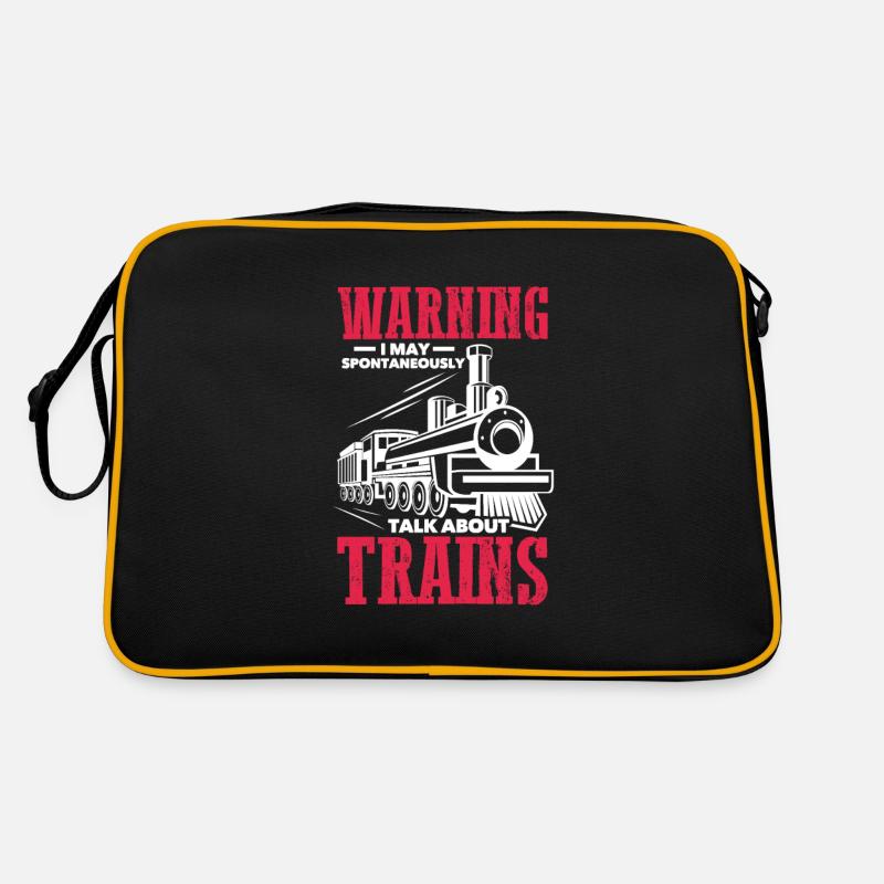 Modello ferroviario - Borsa retrò - nero/oro