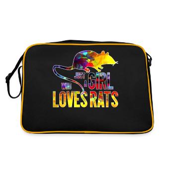 Les rats - Sac Retro - noir/or - Dos