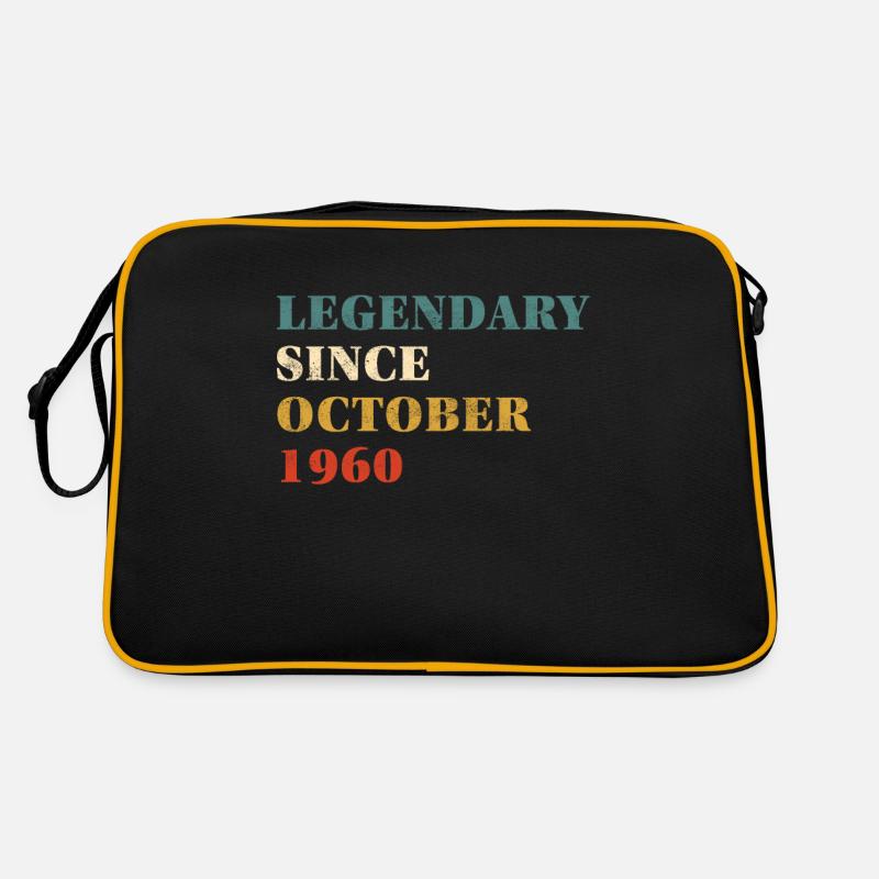 Legendary Since October 1960 - Retro Tasche - Schwarz/Gold