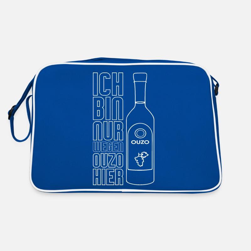 Ouzo Alkohol Retro Tasche