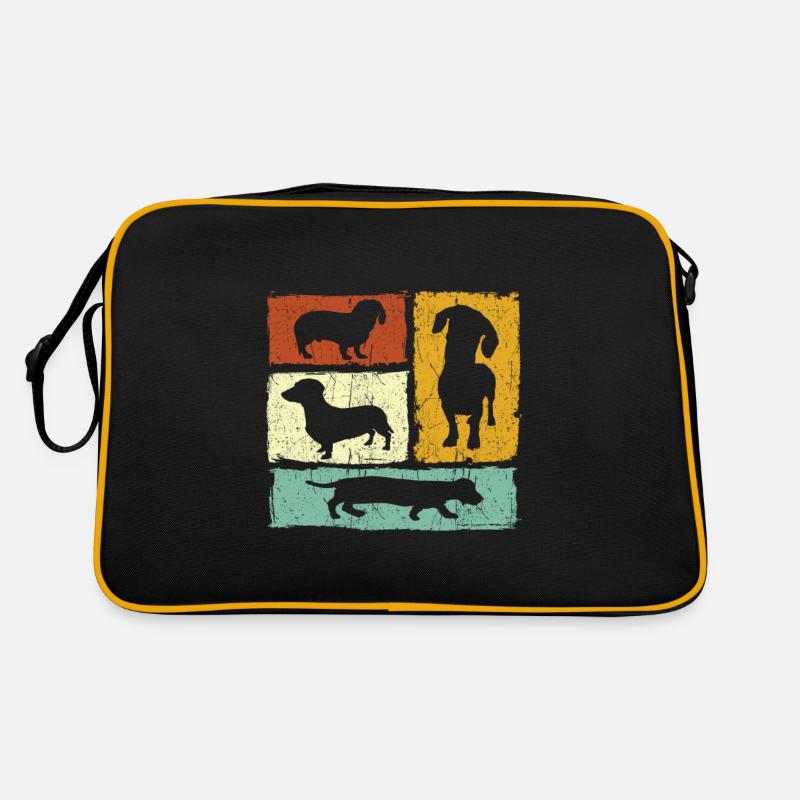 Cadeau rétro vintage de chien teckel Sac Retro