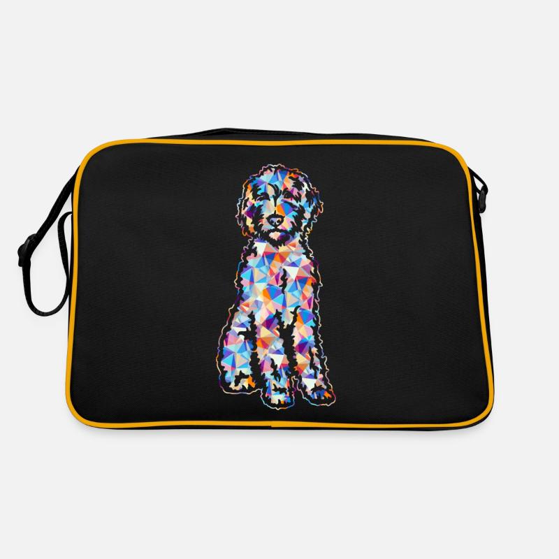 Labradoodle Geometric Shirts Retro Bag