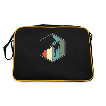 Montée - Sac Retro - noir/or - Dos