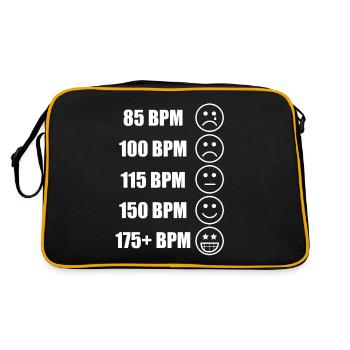 Gabber Hakken Uptempo Fun Gift - Retro Bag - black/gold - Back