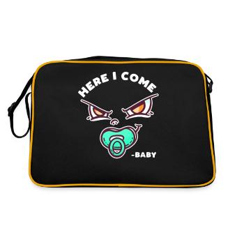Baby face - Retro Bag - black/gold - Back