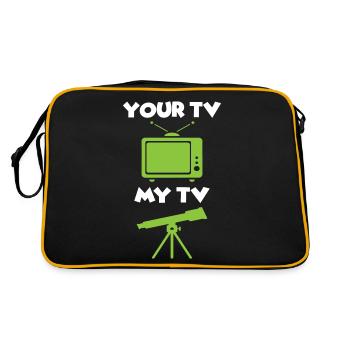 Telescope - Retro Bag - black/gold - Back