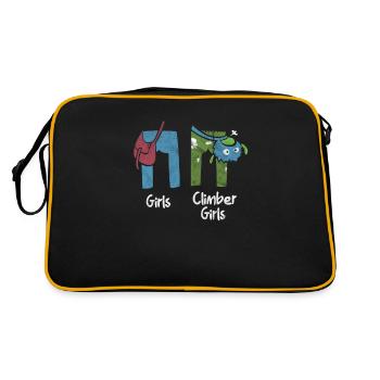 Grimper fille - Sac Retro - noir/or - Dos