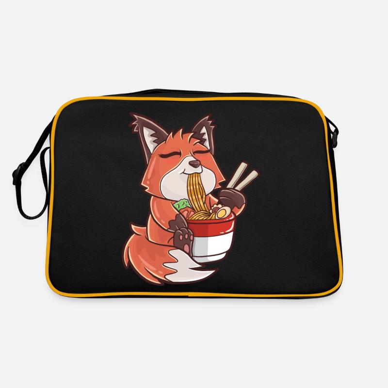 Ramen kawaii fox Retro Bag