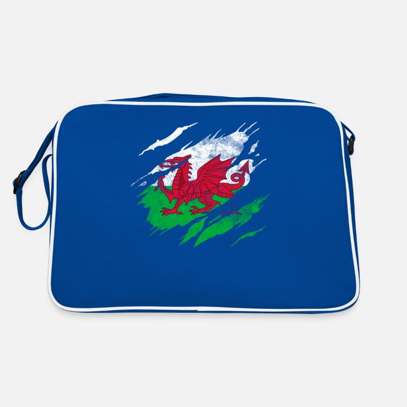 Pays de Galles Drapeau Sac Retro
