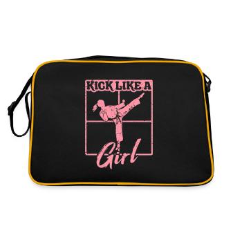 Arts martiaux femmes filles - Sac Retro - noir/or - Dos