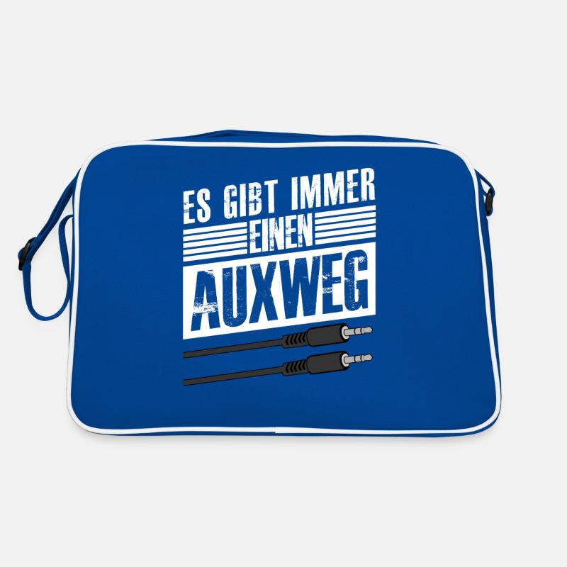 Techniciens du son Geek avec Auxweg Sort Sac Retro