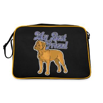 Chemise Dogue De Bordeaux My Best Friend - Sac Retro - noir/or - Dos