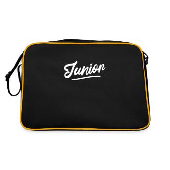 Junior son gift son man sons - Retro Bag - black/gold - Back