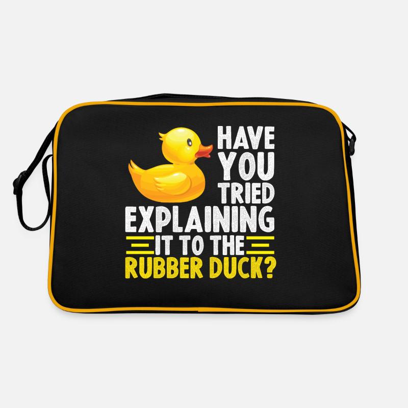 Debug Duck Débogage Canard en caoutchouc Sac Retro