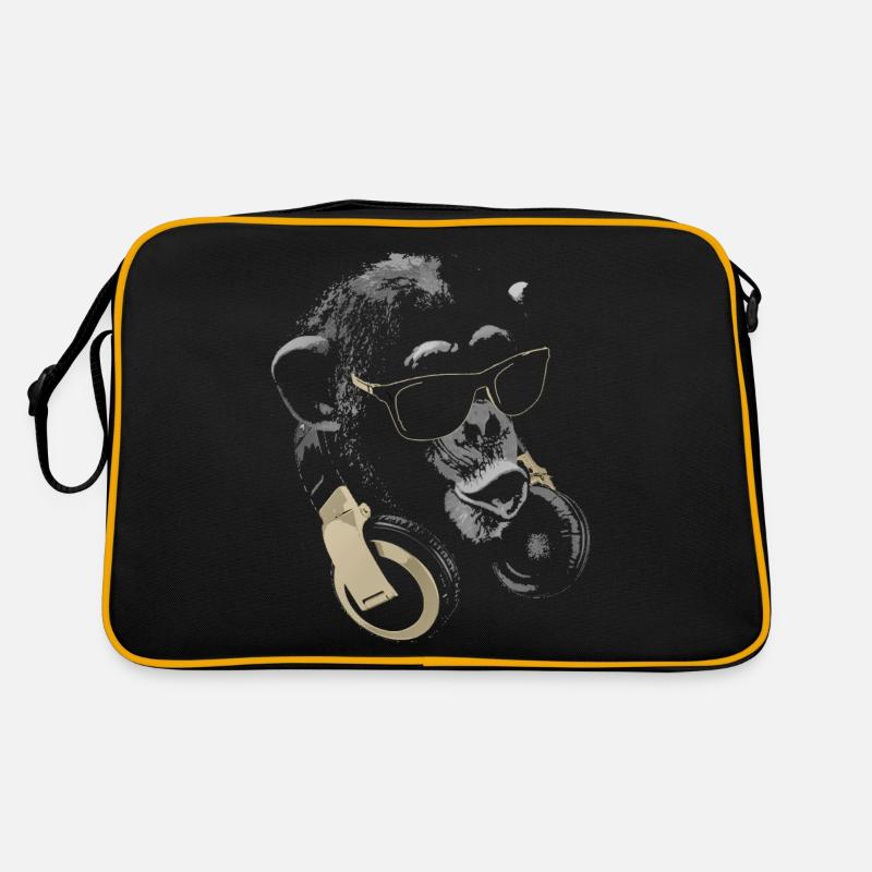 Affe DJ Bling Retro Tasche