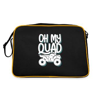 Quad - Sac Retro - noir/or - Dos