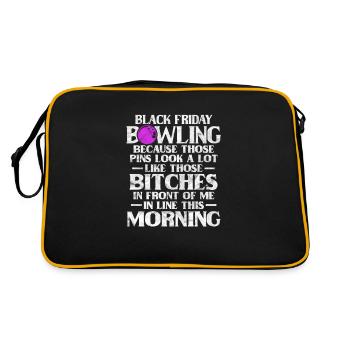 Bowling Black Friday - Retro Bag - black/gold - Back