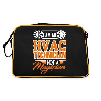 HVAC Technician I'm An HVAC Technician - Retro Bag - black/gold - Back