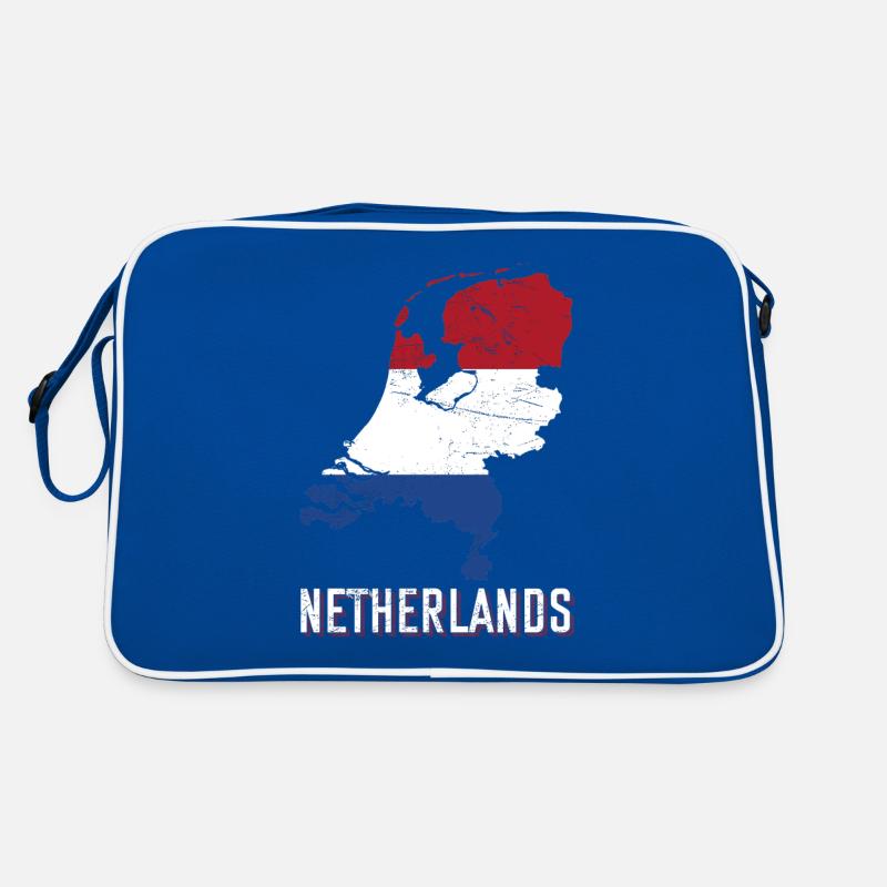 Pays-Bas drapeau forme de pays Sac Retro