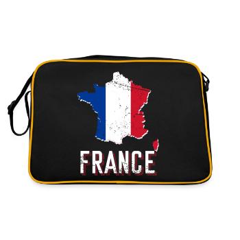 France - Retro Bag - black/gold - Back