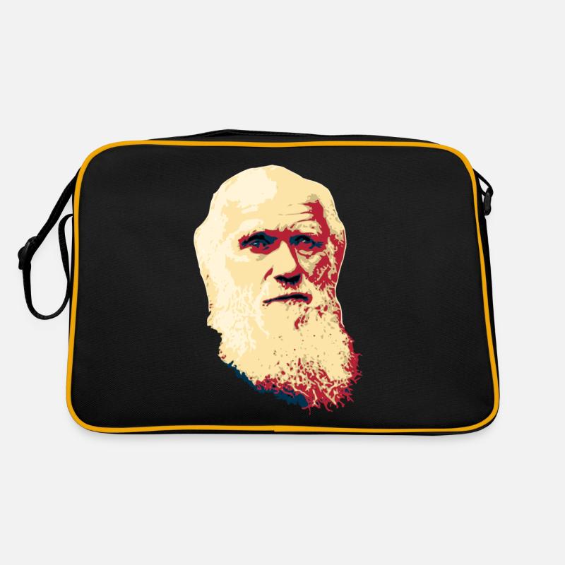 Charles Darwin Retro Tasche