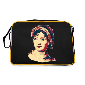 Jane Austen - Sac Retro - noir/or - Dos