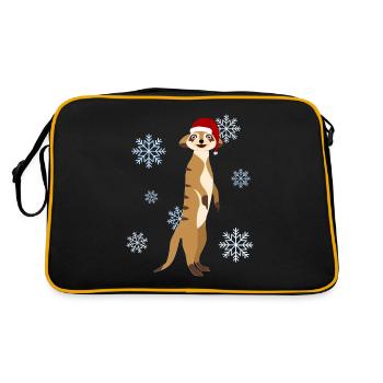 Bonnet de Noel de Noël suricate - Sac Retro - noir/or - Dos