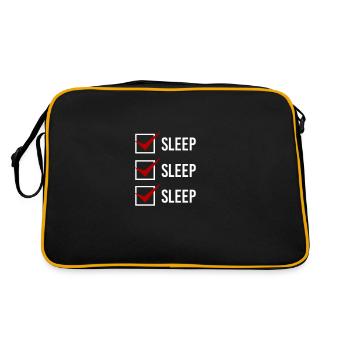 Sleep Sleep Sleep - Retro Bag - black/gold - Back