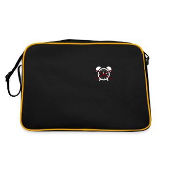 Alarm clock - Retro Bag - black/gold - Back