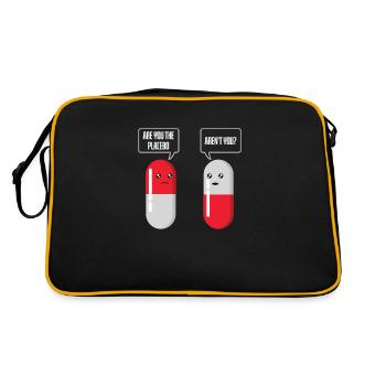 L'effet placebo confond même les médicaments fictifs - Sac Retro - noir/or - Dos