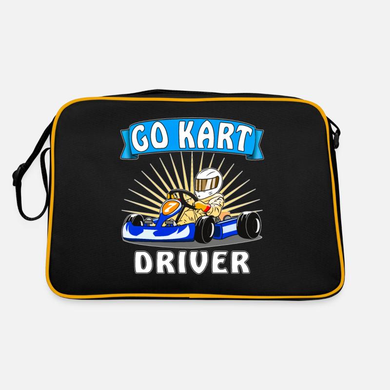 GO KART DRIVER Retro Bag