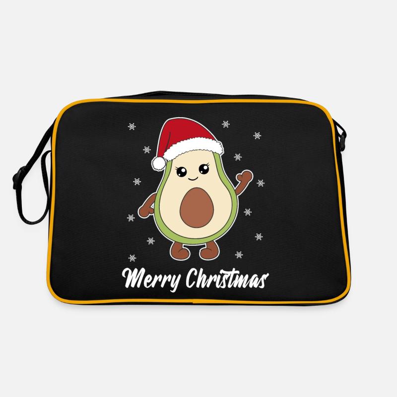 Avocado Christmas gift Christmas present Retro Bag