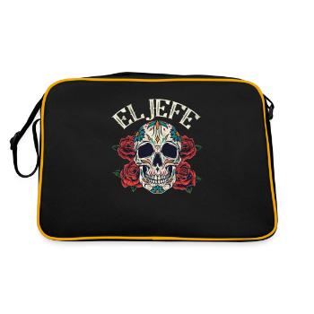 Dia De Los Muertos Chef - Sac Retro - noir/or - Dos