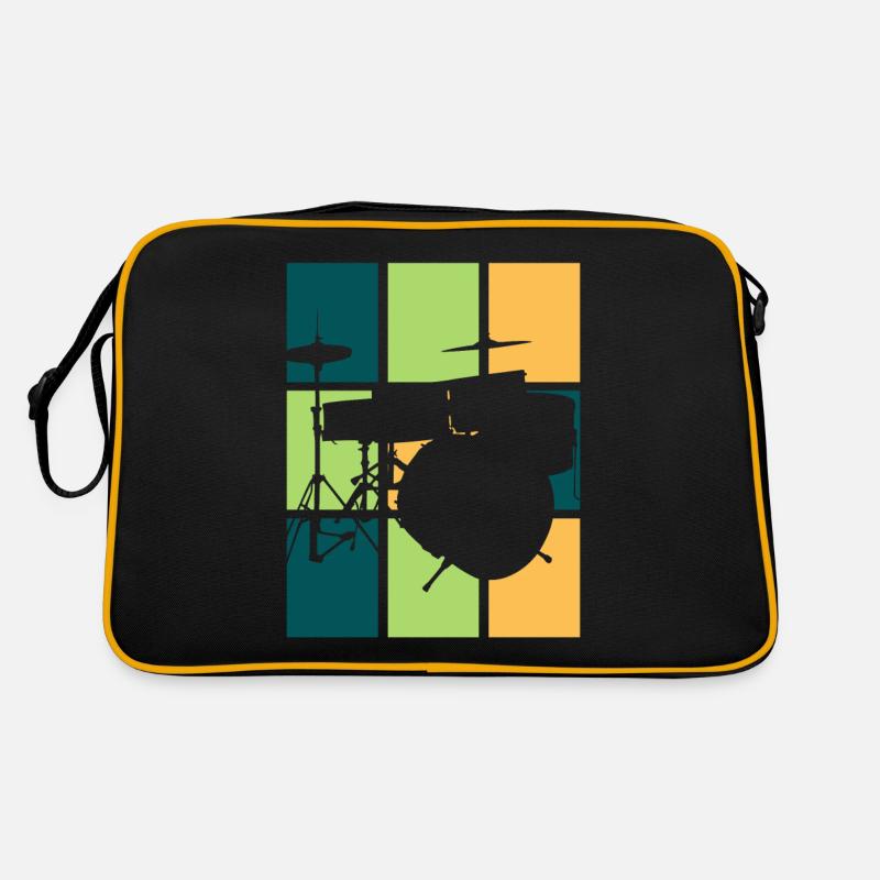 Drummer retro Schlagzeug Geschenk Retro Tasche