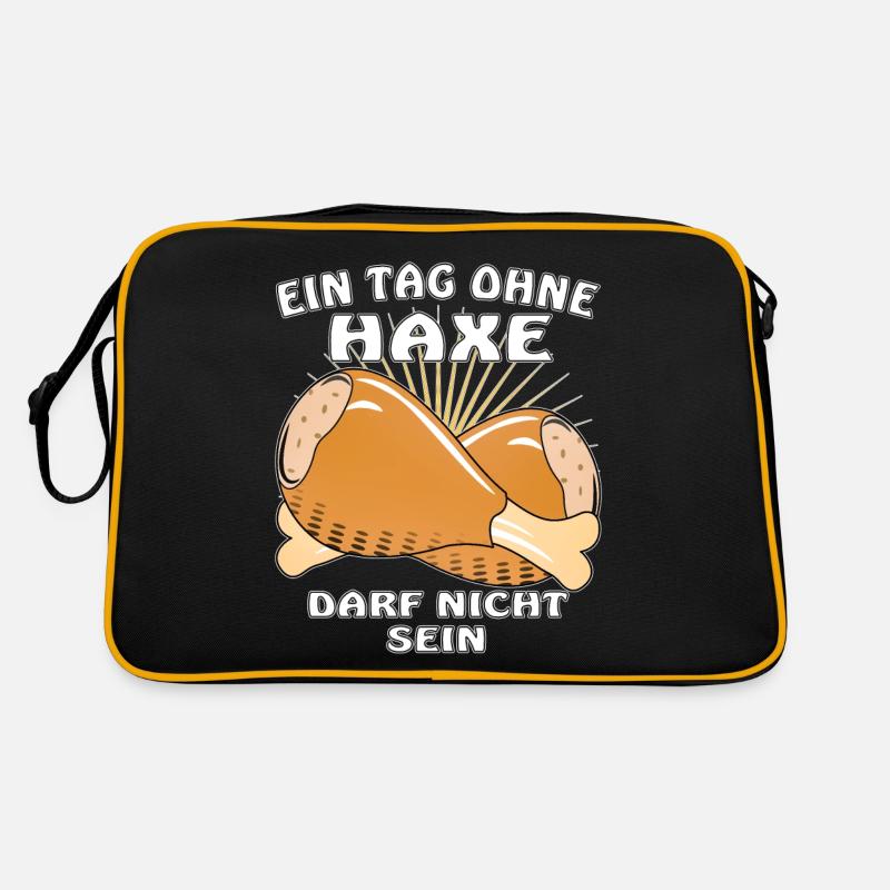 EIN TAG OHNE HAXE DARF NICHT SEIN Retro Tasche
