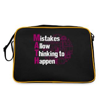 Math Teacher I'm A Math Teacher - Retro Bag - black/gold - Back