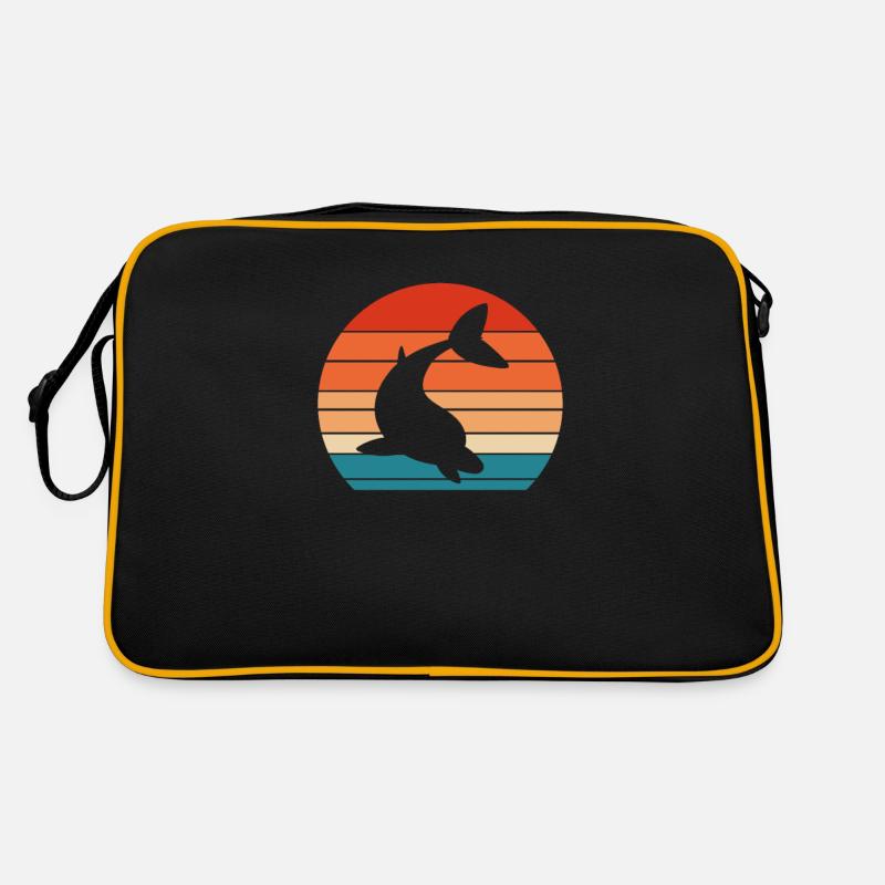 Dolphin sea ocean dolphin water dolphins gift Retro Bag